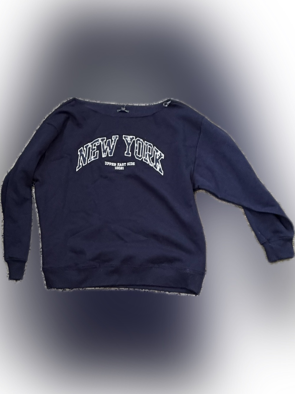 New York Navy Graphic Sweatshirt